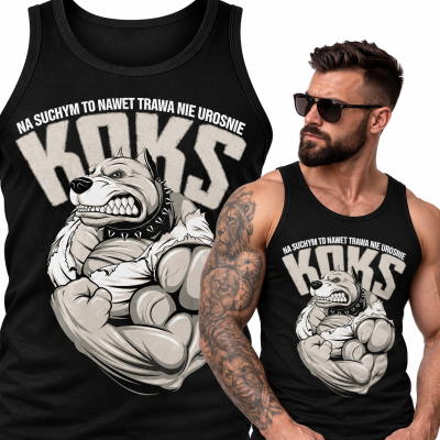 TANK TOP NA SIŁOWNIĘ   KOKS
